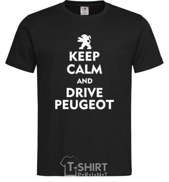 Мужская футболка Drive Peugeot Черный фото