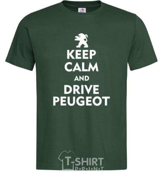 Men's T-Shirt Drive Peugeot bottle-green фото