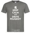 Men's T-Shirt Drive Peugeot dark-grey фото