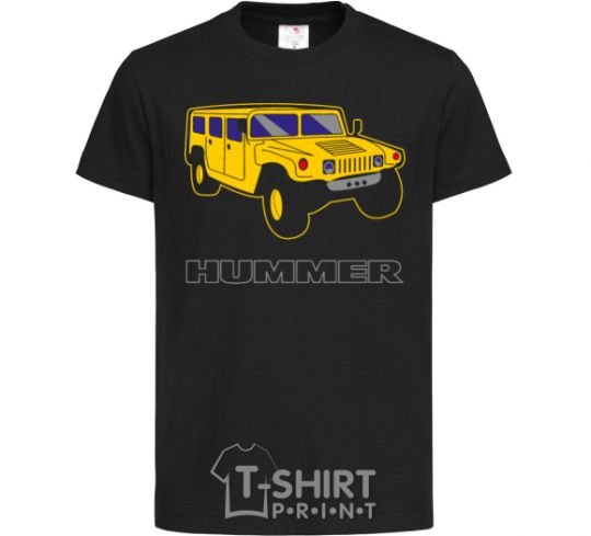 Детская футболка Hummer Pic Черный фото