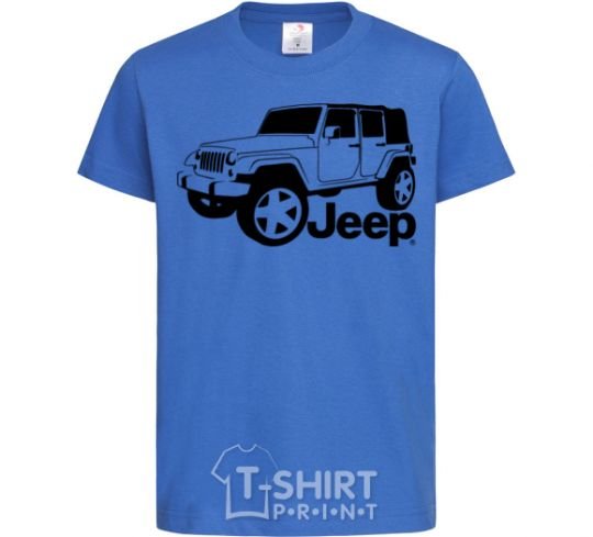 Kids T-shirt JEEP royal-blue фото
