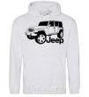 Men`s hoodie JEEP sport-grey фото