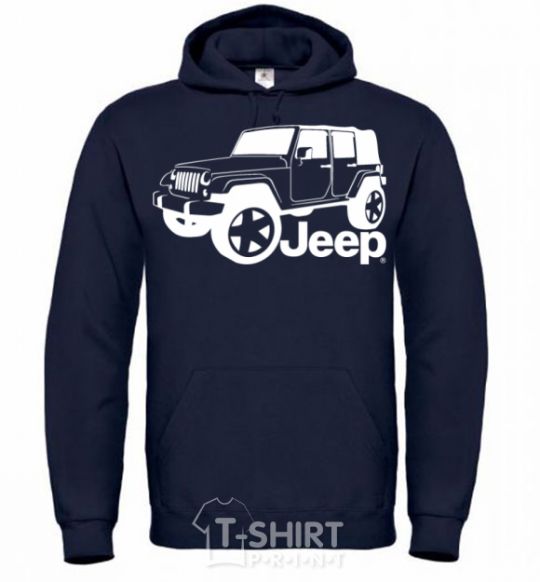 Men`s hoodie JEEP navy-blue фото