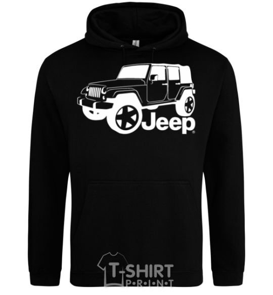 Men`s hoodie JEEP black фото