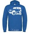 Men`s hoodie JEEP royal фото