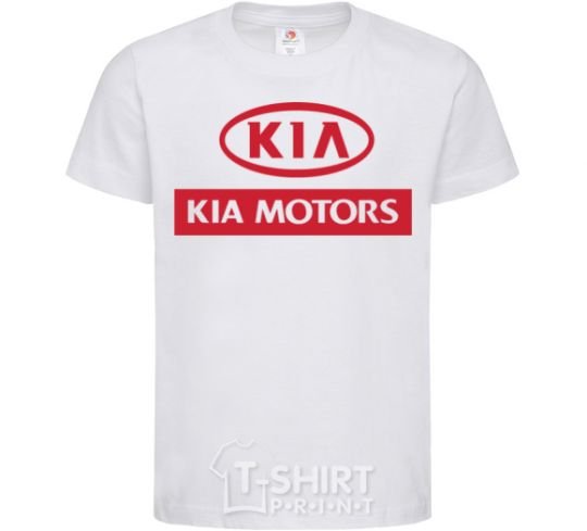 Детская футболка Kia Motors Белый фото