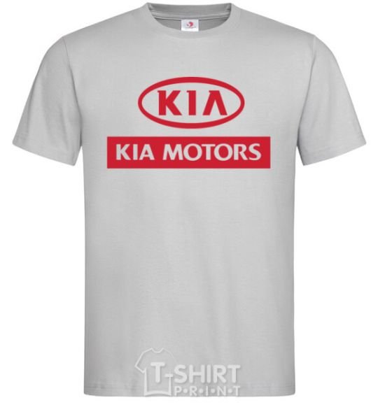 Men's T-Shirt Kia Motors grey фото