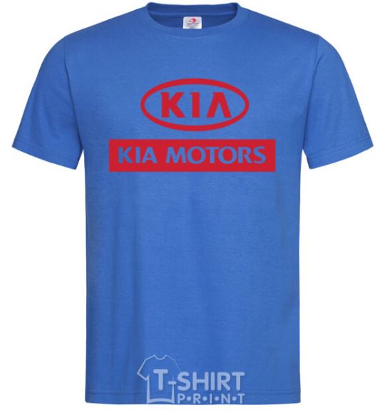 Men's T-Shirt Kia Motors royal-blue фото