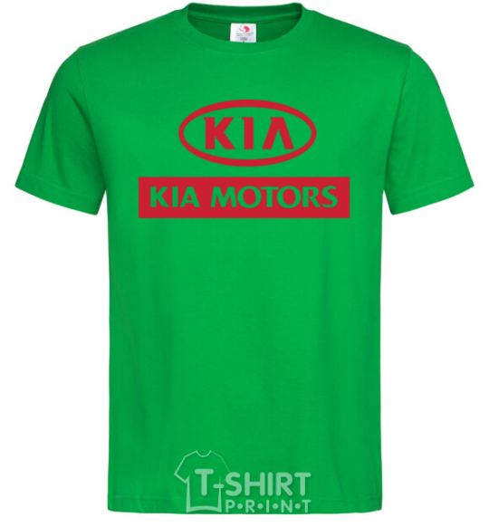 Мужская футболка Kia Motors Зеленый фото