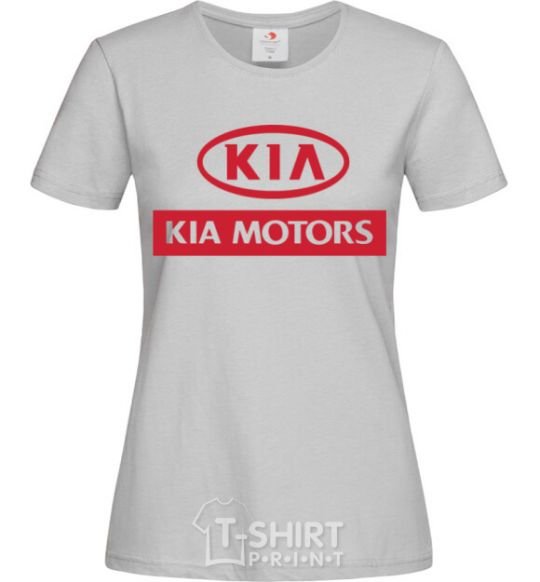 Женская футболка Kia Motors Серый фото