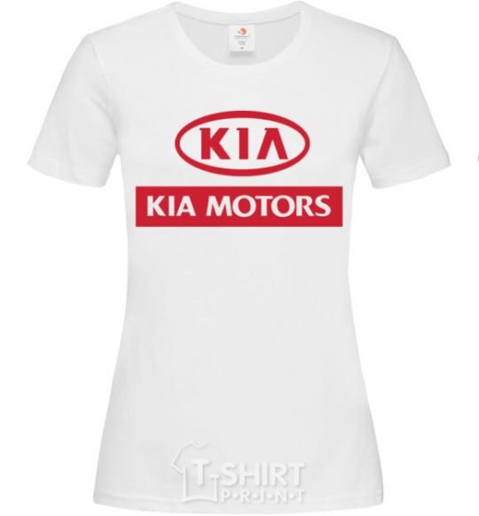 Женская футболка Kia Motors Белый фото