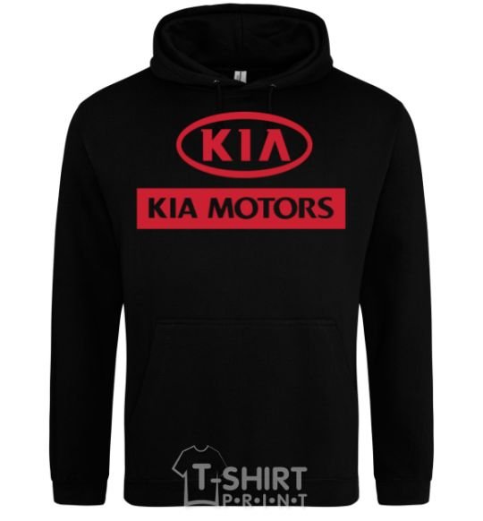 Мужская толстовка (худи) Kia Motors Черный фото