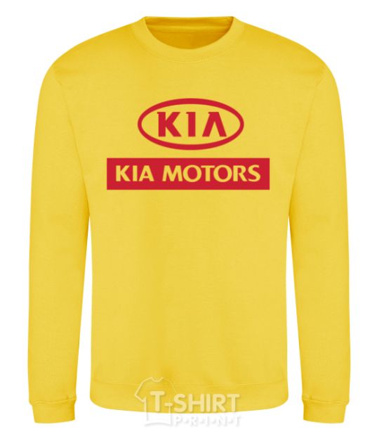 Sweatshirt Kia Motors yellow фото