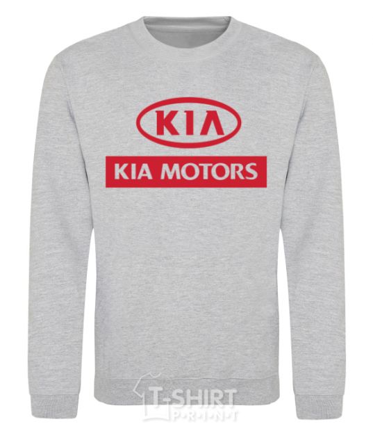 Свитшот Kia Motors Серый меланж фото