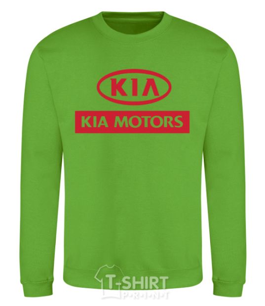 Свитшот Kia Motors Лаймовый фото