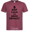 Мужская футболка Drive Renault Бордовый фото