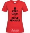 Women's T-shirt Drive Renault red фото