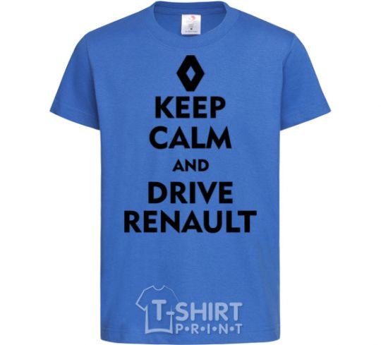 Kids T-shirt Drive Renault royal-blue фото