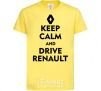 Детская футболка Drive Renault Лимонный фото