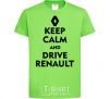 Kids T-shirt Drive Renault orchid-green фото