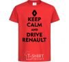 Kids T-shirt Drive Renault red фото
