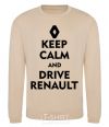 Свитшот Drive Renault Песочный фото