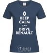 Women's T-shirt Drive Renault navy-blue фото