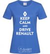 Women's T-shirt Drive Renault royal-blue фото