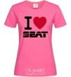 Женская футболка I Love Seat Ярко-розовый фото