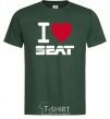 Men's T-Shirt I Love Seat bottle-green фото