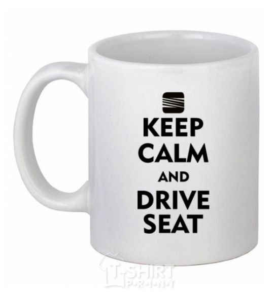 Ceramic mug Drive Seat White фото