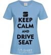 Women's T-shirt Drive Seat sky-blue фото