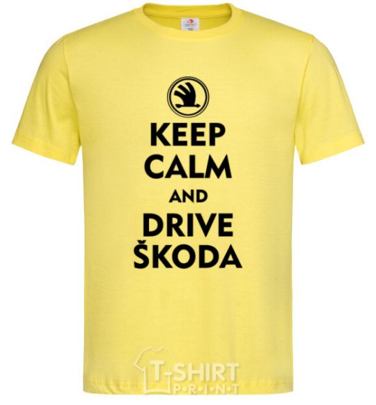 Мужская футболка Drive Skoda Лимонный фото