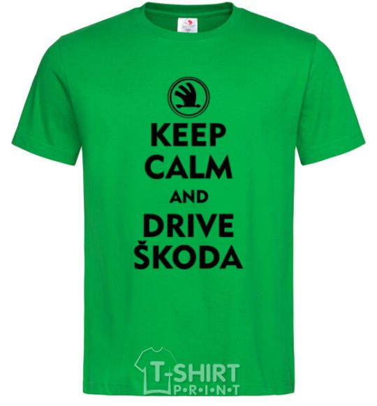 Men's T-Shirt Drive Skoda kelly-green фото