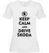 Women's T-shirt Drive Skoda White фото