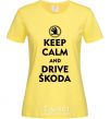 Women's T-shirt Drive Skoda cornsilk фото