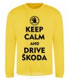 Sweatshirt Drive Skoda yellow фото