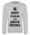 Sweatshirt Drive Skoda sport-grey фото