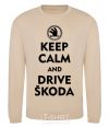 Sweatshirt Drive Skoda sand фото