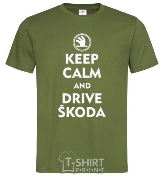 Men's T-Shirt Drive Skoda millennial-khaki фото