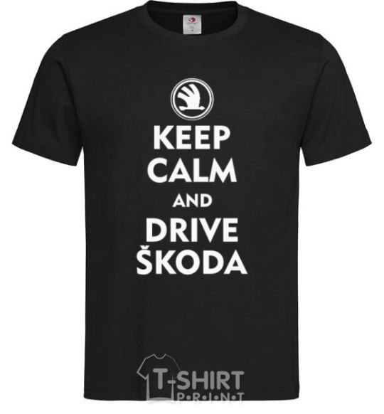 Men's T-Shirt Drive Skoda black фото