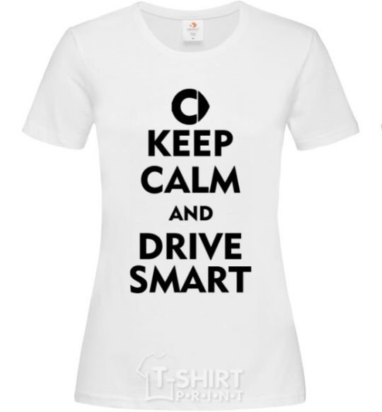 Women's T-shirt Drive Smart White фото