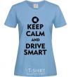 Women's T-shirt Drive Smart sky-blue фото