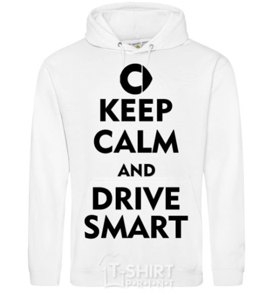 Men`s hoodie Drive Smart White фото