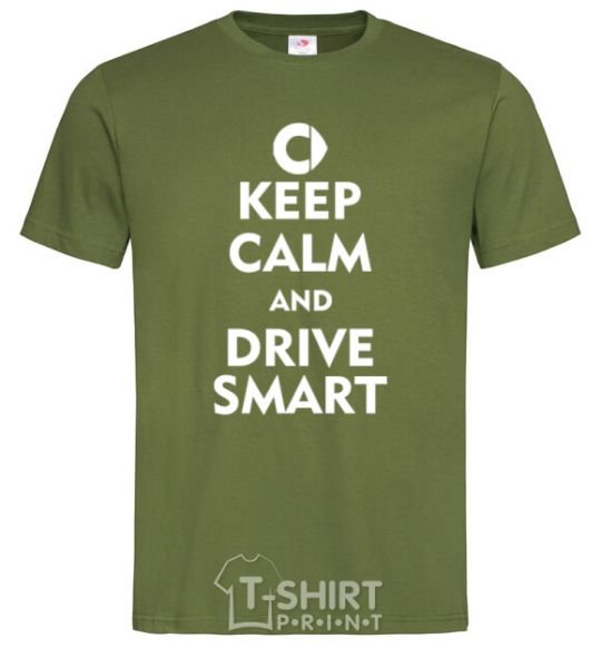 Мужская футболка Drive Smart Оливковый фото