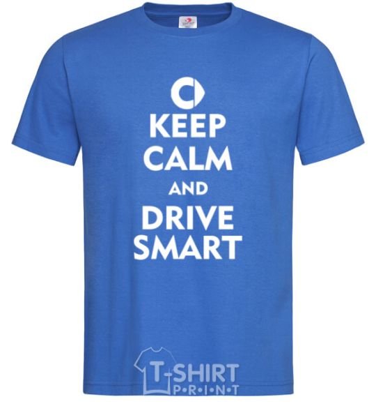Мужская футболка Drive Smart Ярко-синий фото