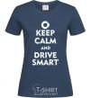 Women's T-shirt Drive Smart navy-blue фото