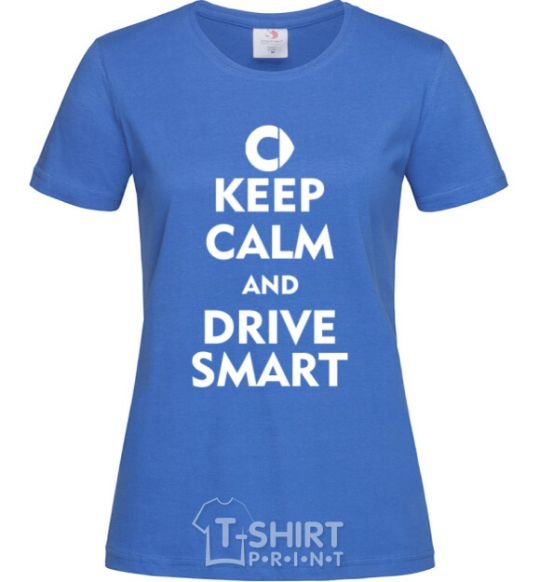 Women's T-shirt Drive Smart royal-blue фото