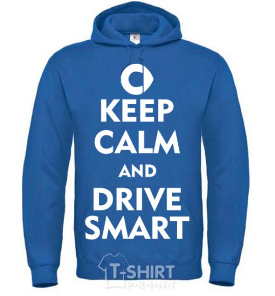 Men`s hoodie Drive Smart royal фото