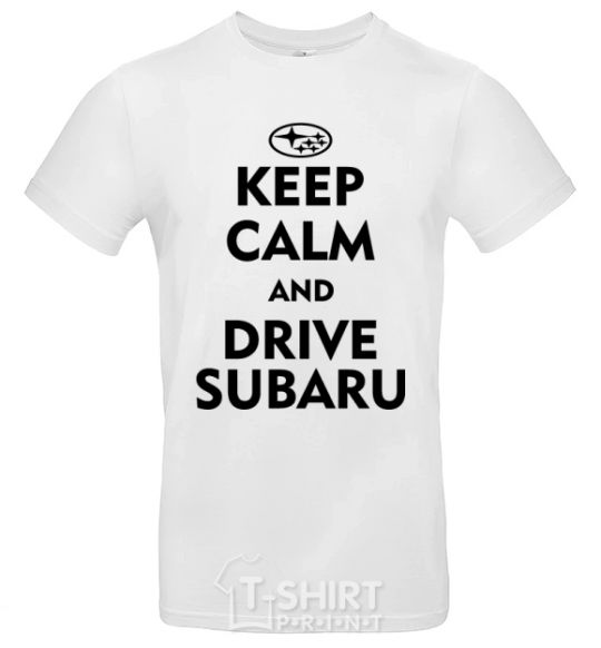 Мужская футболка Drive Subaru Белый фото
